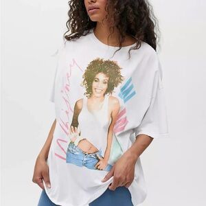 Whitney Houston tee in S/M from Urban Outfitters new in package